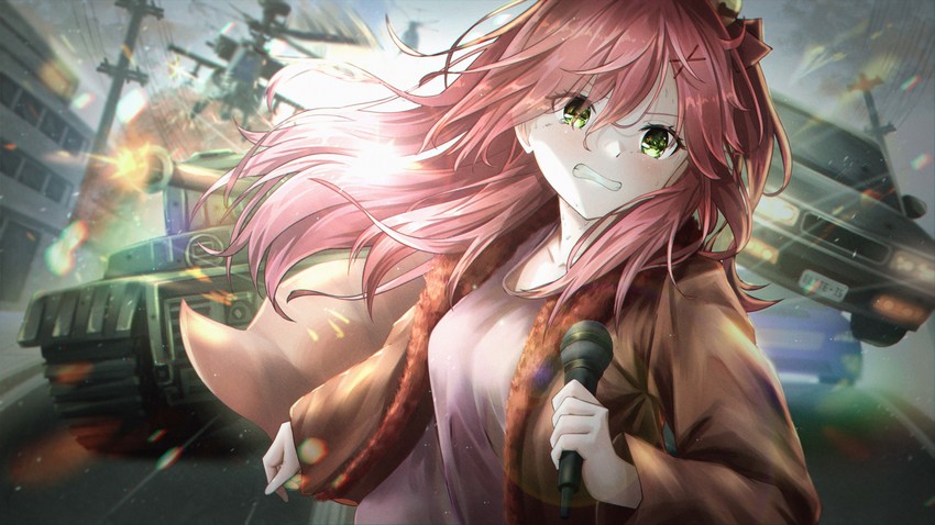 sakura miko (hololive and 2 more) drawn by daidai_(daidai826)