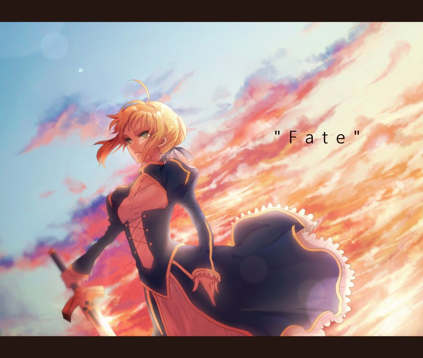 artoria pendragon and saber (fate and 1 more) drawn by ohagi_(ymnky)
