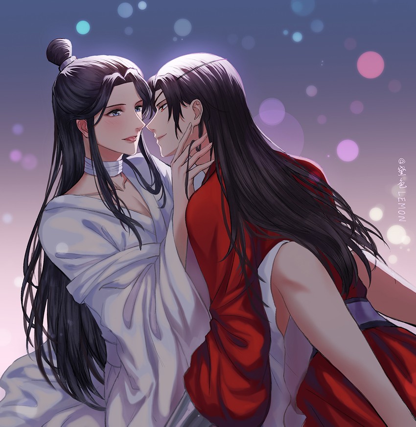 xie lian and hua cheng (tianguan cifu) drawn by heavenlove