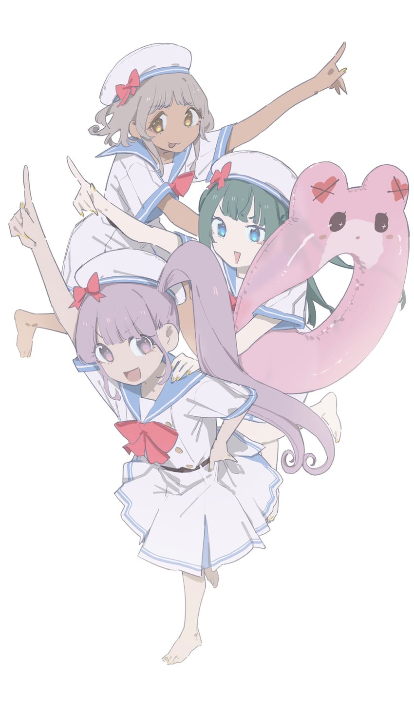 manaka non, tsukikawa chili, taiyo pepper, and usacha (pretty series and 1 more) drawn by kemura_(puripurinea)