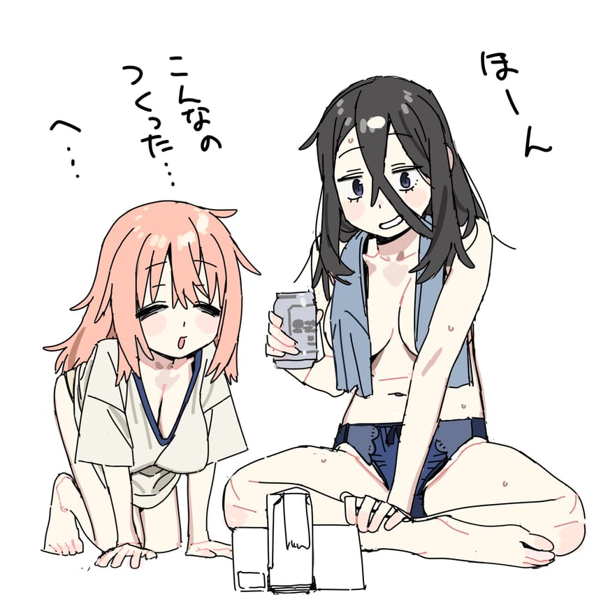 michinoku komaro and hiratsuka satomi (seitokai ni mo ana wa aru!) drawn by imamura_ryou