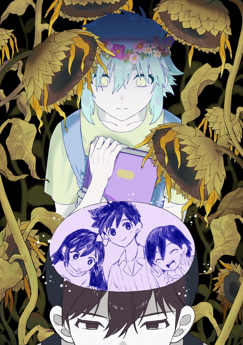 omori, basil, aubrey, kel, and hero (omori) drawn by tio_zomi