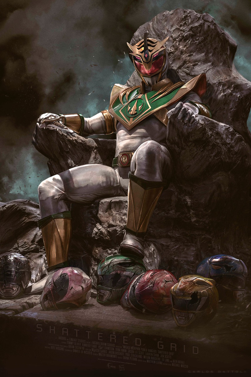 tyranno ranger, dragon ranger, ptera ranger, mighty morphin green ranger, mighty morphin red ranger, and 8 more (super sentai and 3 more) drawn by carlosdattoliart