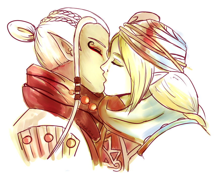 sheik and impa (the legend of zelda and 1 more) drawn by cherry-burlesque D...
