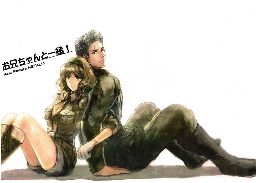 belgium and netherlands (axis powers hetalia) drawn by hiroko_(keshika)