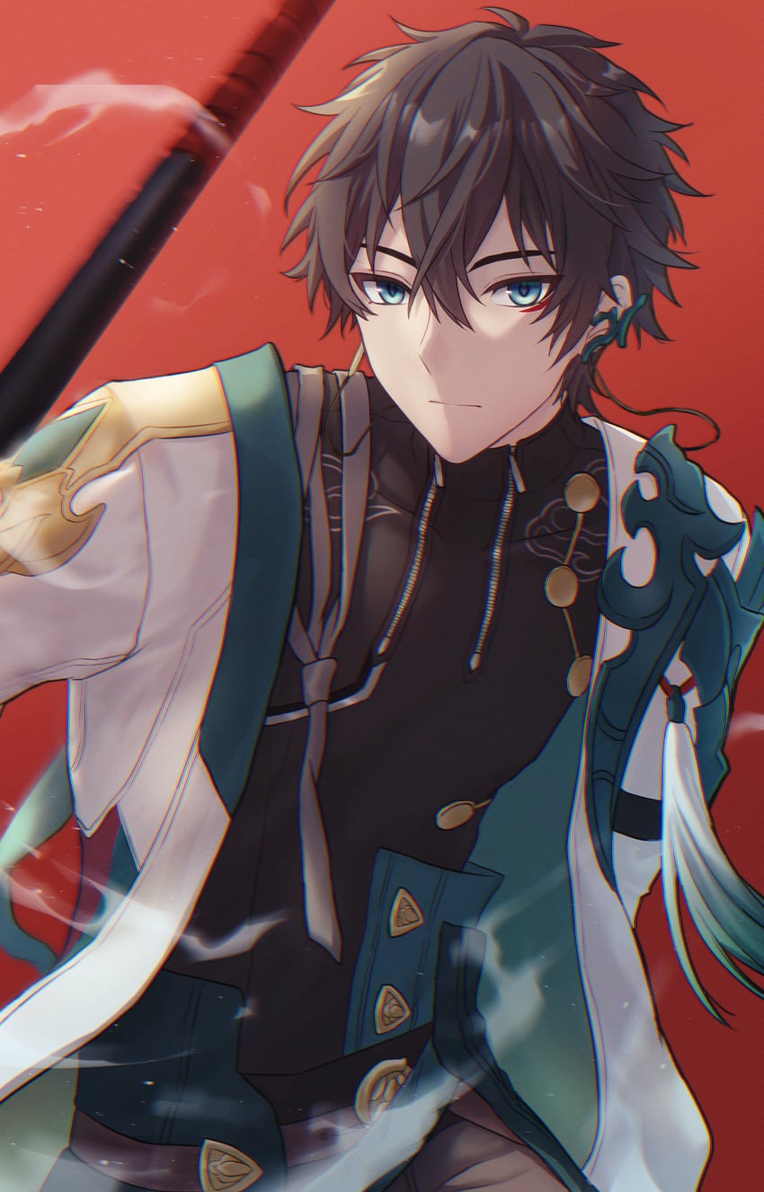 dan heng (honkai and 1 more) drawn by rune_(rne_at)