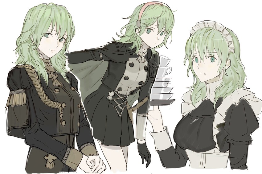 female byleth (fire emblem and 1 more) drawn by pieces_fe3h