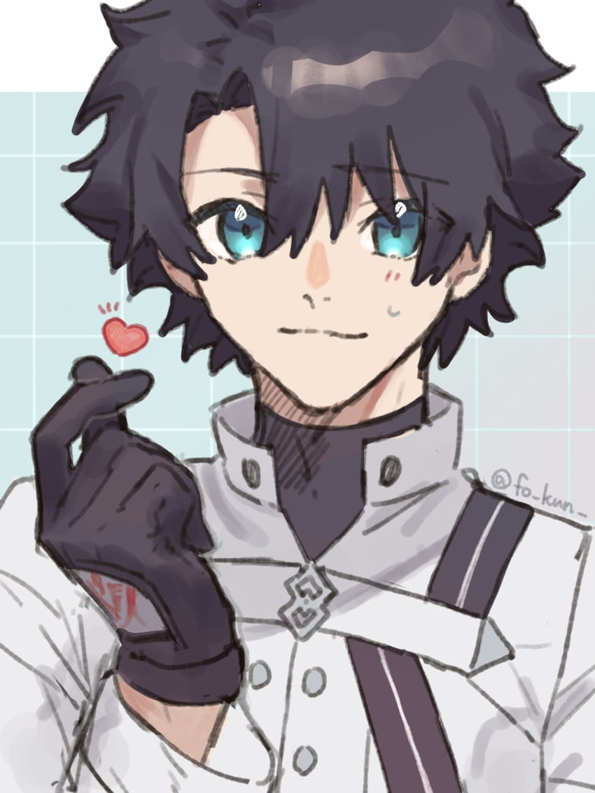 fujimaru ritsuka (fate and 1 more) drawn by chickenuma_0