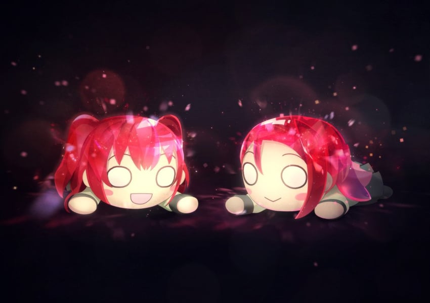 sakurauchi riko and kurosawa ruby (love live! and 1 more) drawn by redame