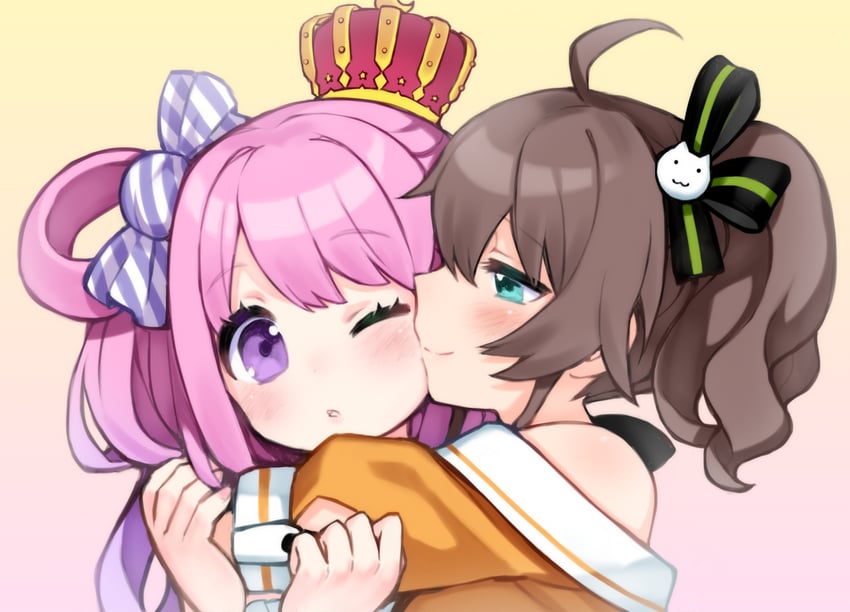 natsuiro matsuri and himemori luna (hololive) drawn by nekohara_choco