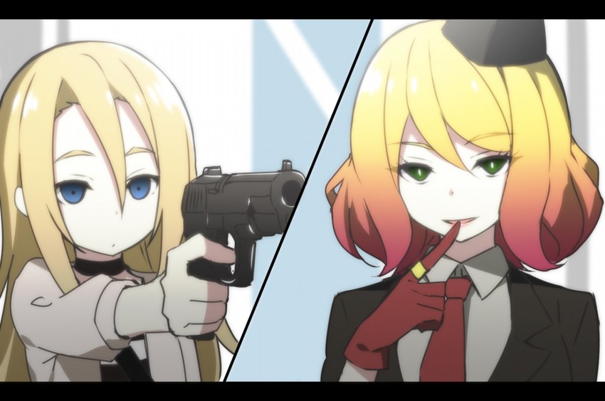 rachel gardner and cathy (satsuriku no tenshi) drawn by sky-freedom