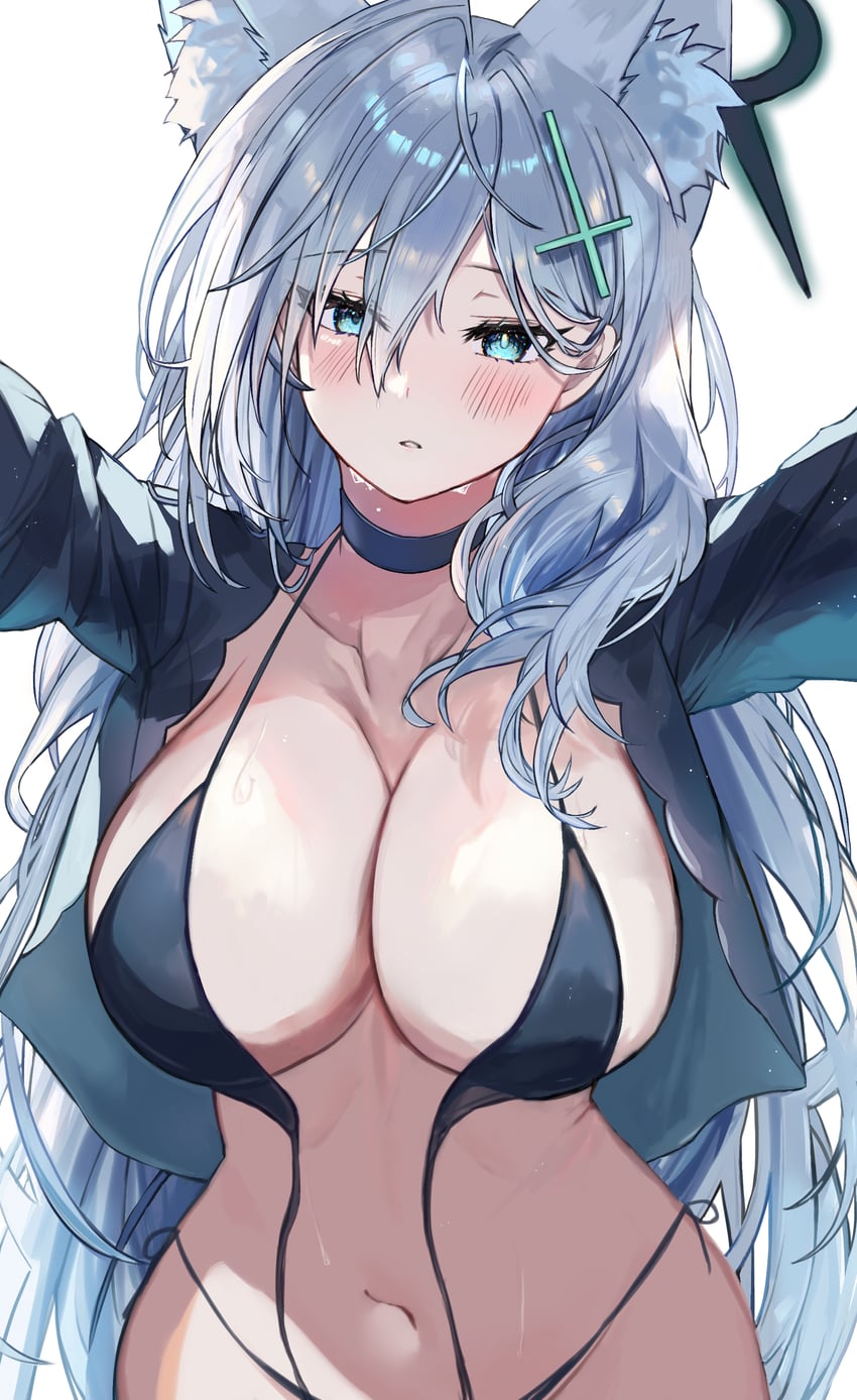 shiroko and shiroko terror (blue archive) drawn by noco_(no_coco0)