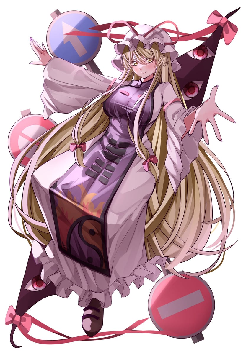 yakumo yukari (touhou) drawn by mahoro_(minase_mahoro)