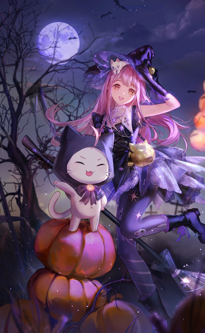 nikki, momo, and midnight witch (nikki and 1 more)