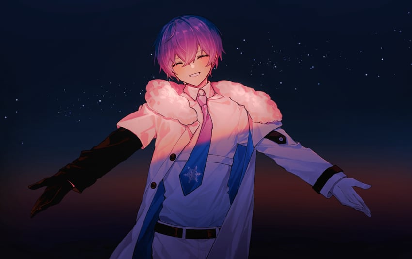 kaito (vocaloid and 1 more) drawn by zhou_huan_(dgpe2833)