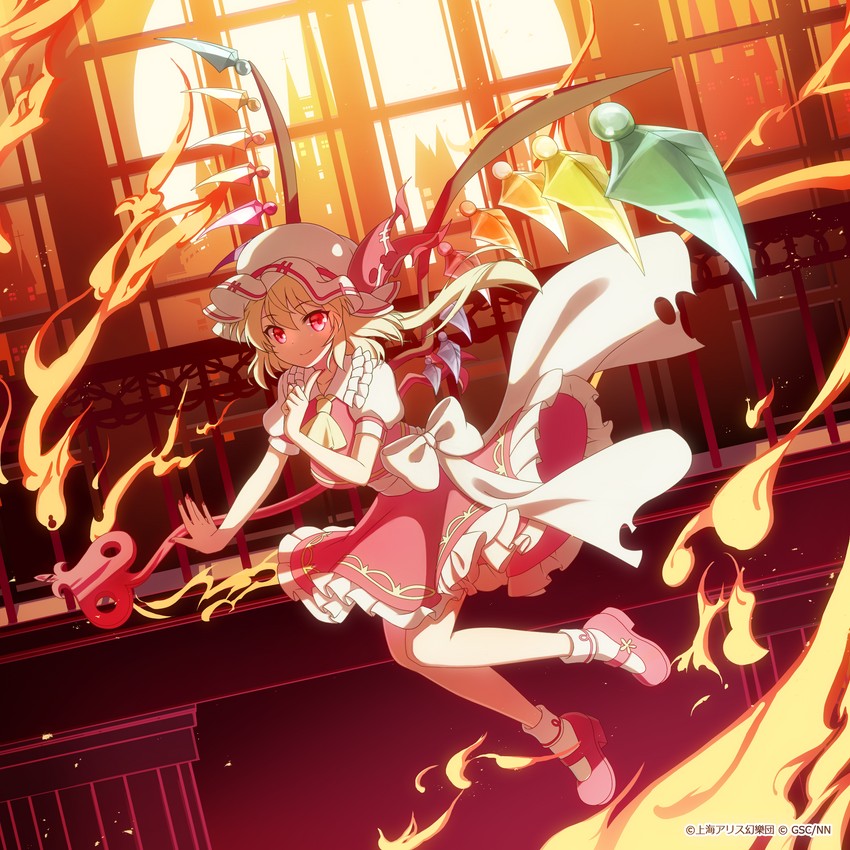 flandre scarlet (touhou and 1 more) drawn by rotte_(1109) and sakuratsuki_(sakuradukiyoru)