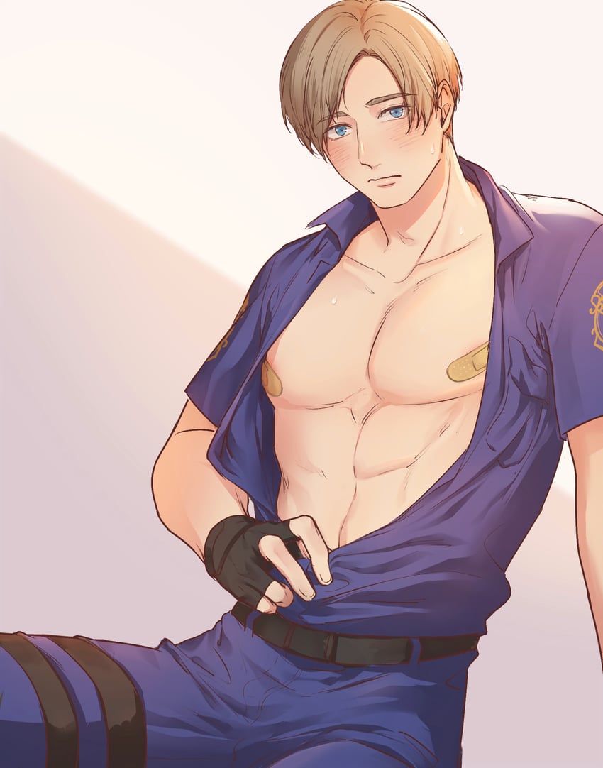 leon s. kennedy (resident evil and 1 more) drawn by dbox_2525