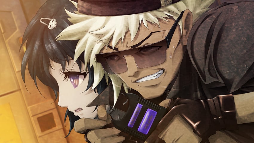 urushibara ruka and suzuki kouichi (steins;gate and 1 more) drawn by huke