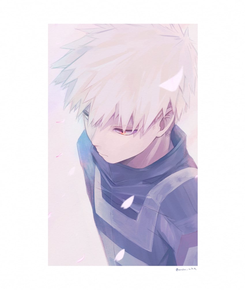 bakugou katsuki (boku no hero academia) drawn by unou_(unou_mha)