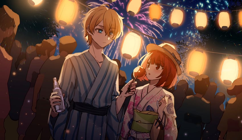 arima kana and hoshino aquamarine (oshi no ko) drawn by yamano_nemuri