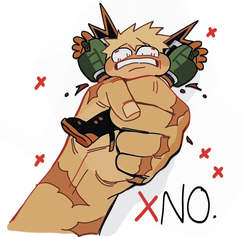 midoriya izuku and bakugou katsuki (boku no hero academia) drawn by diced_rice