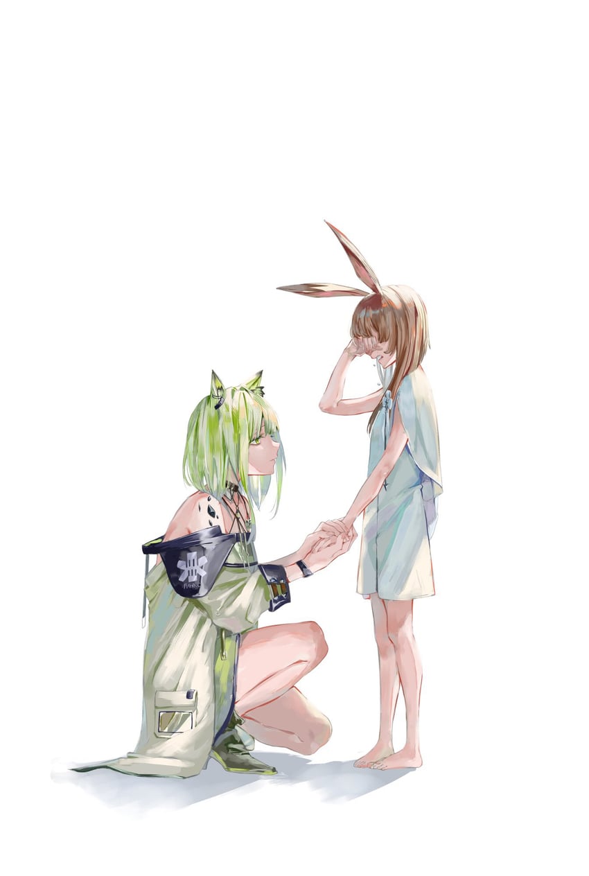 amiya and kal'tsit (arknights) drawn by kyouno_(echo_field)