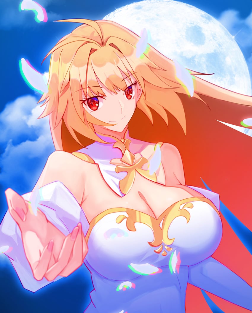 arcueid brunestud and archetype earth (tsukihime) drawn by emiya_li