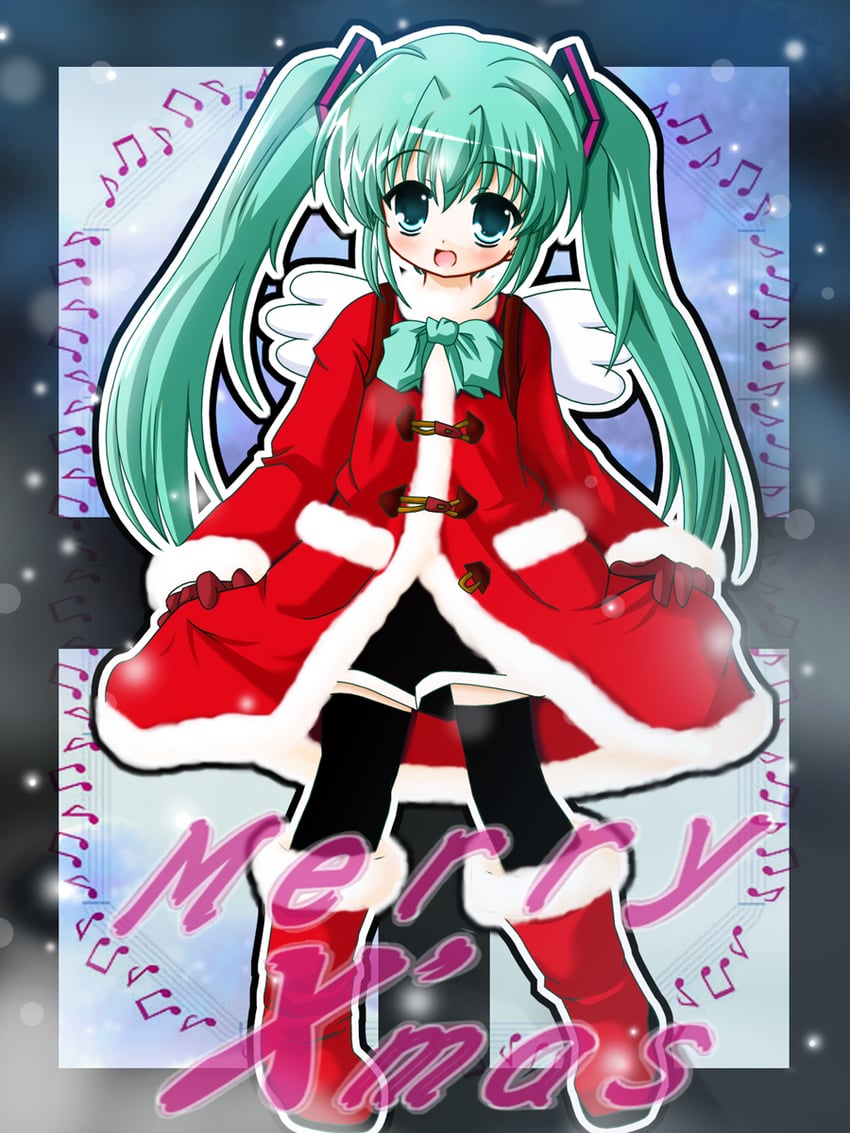 hatsune miku (vocaloid) drawn by taiga_joe