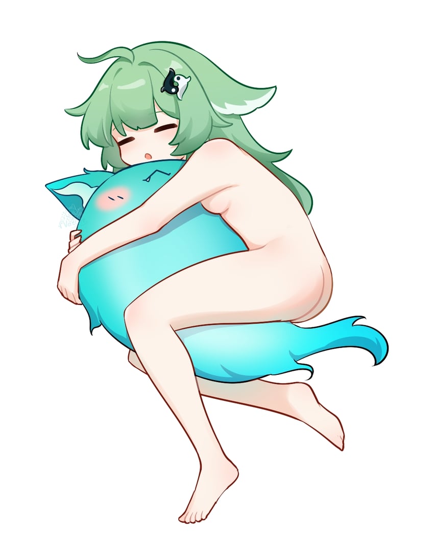 huohuo and tail (honkai and 1 more) drawn by natori_biu