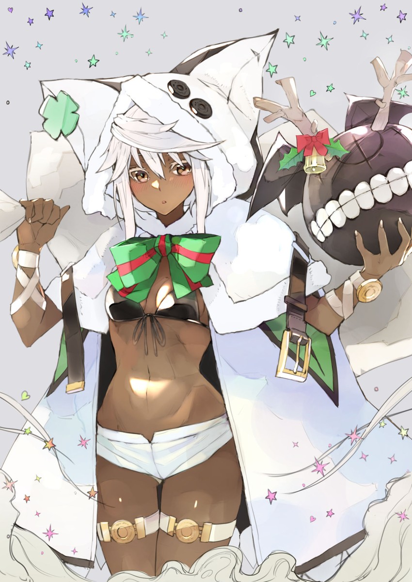 ramlethal valentine and lucifero (guilty gear and 1 more) drawn by bana_(stand_flower)
