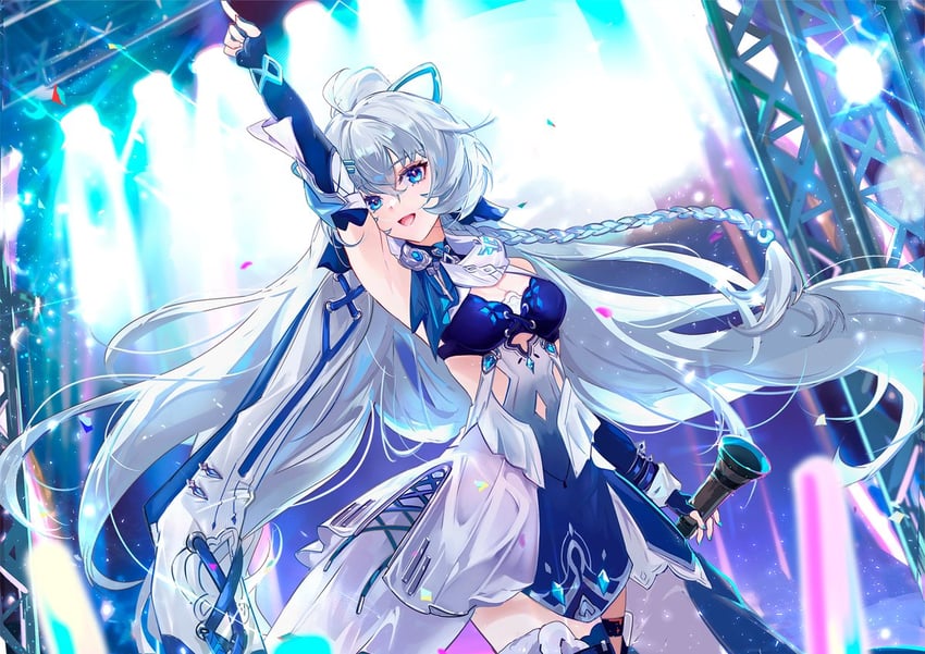 shigure kira (honkai and 1 more) drawn by vardan
