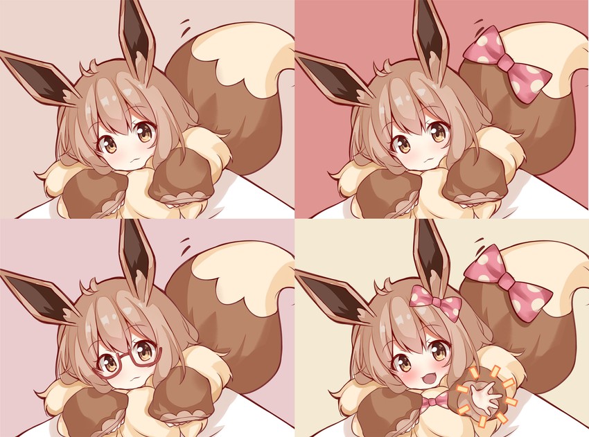eevee (pokemon and 1 more) drawn by scarlet_dango