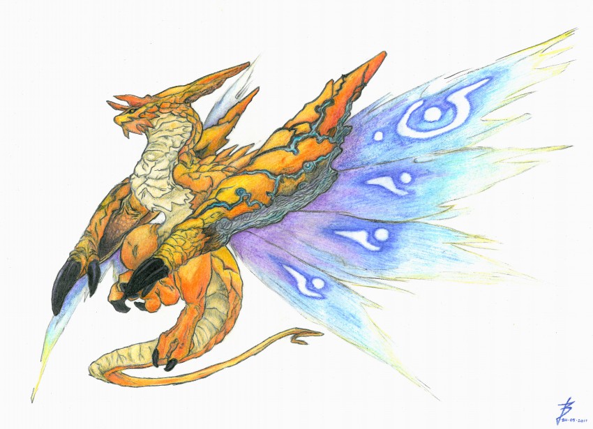 ryu (breath of fire and 1 more) drawn by fabsedda