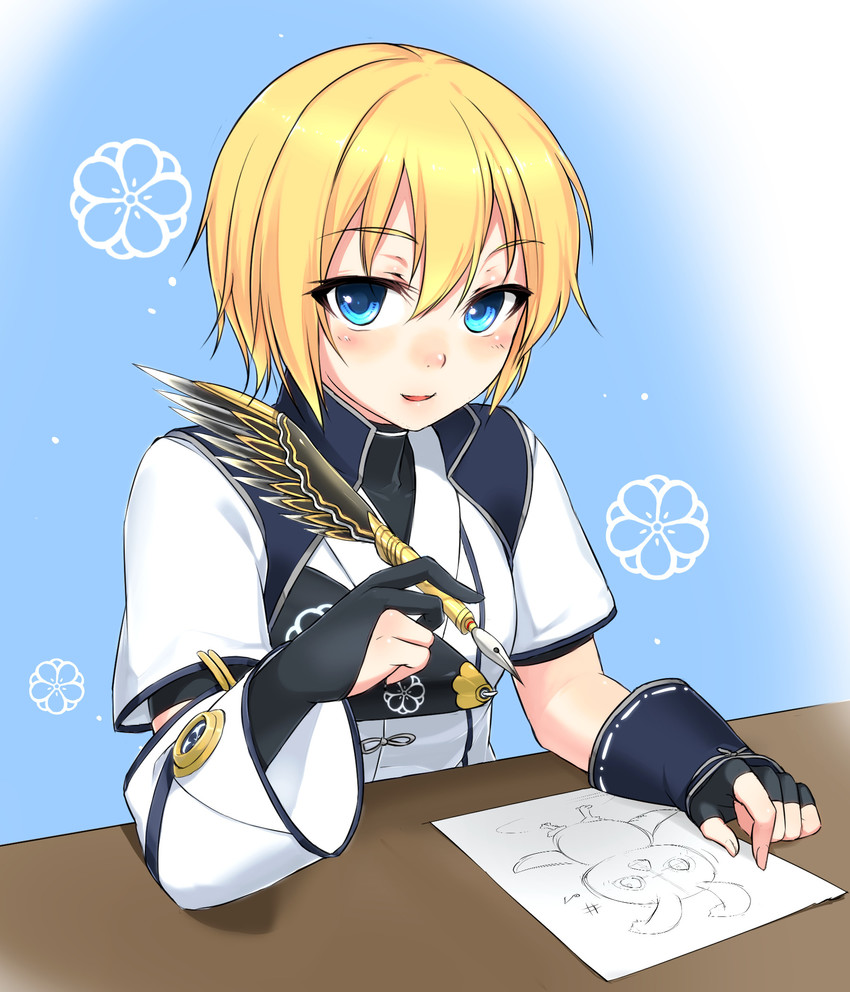 protagonist, rappy, iris, and hamano ikusa (original and 2 more) drawn by ryou@ryou