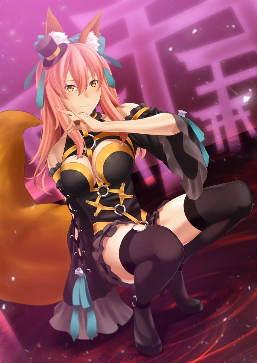 tamamo and tamamo no mae (fate and 3 more) drawn by zaregoto_tsukai_no_deshi