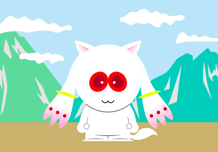 kyubey (mahou shoujo madoka magica and 1 more) drawn by bang_color