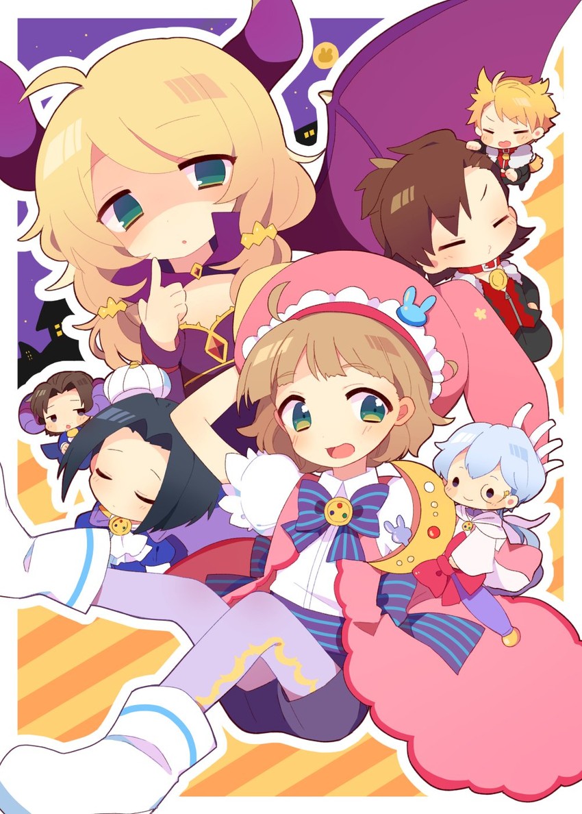 yusa kozue, himeno kanon, maita rui, tachibana shiro, okamura nao, and 2 more (idolmaster and 3 more) drawn by shapeson