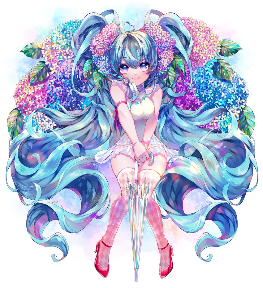 hatsune miku (vocaloid) drawn by shirayuki_towa