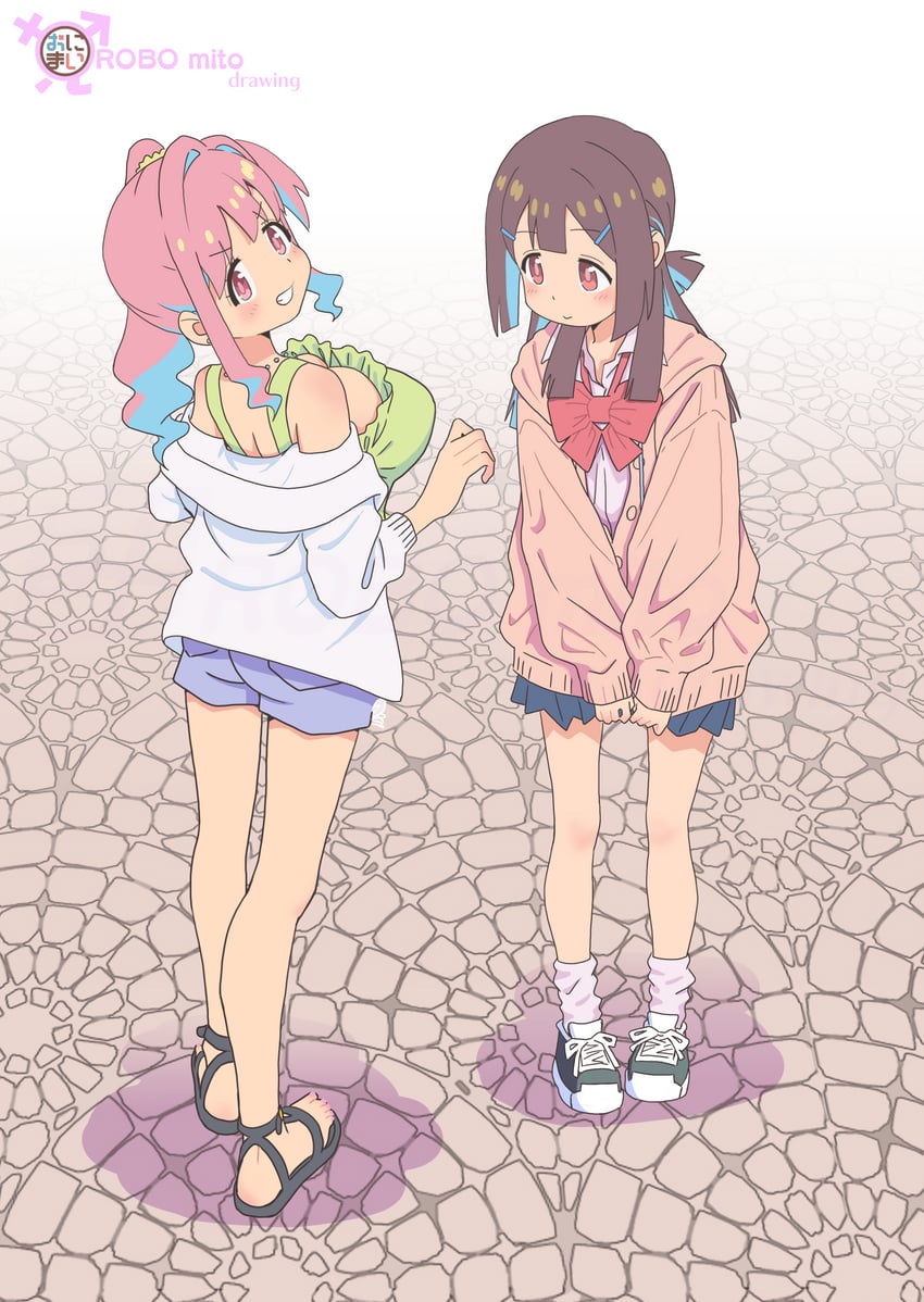 hozuki momiji and hozuki kaede (onii-chan wa oshimai!) drawn by robomito
