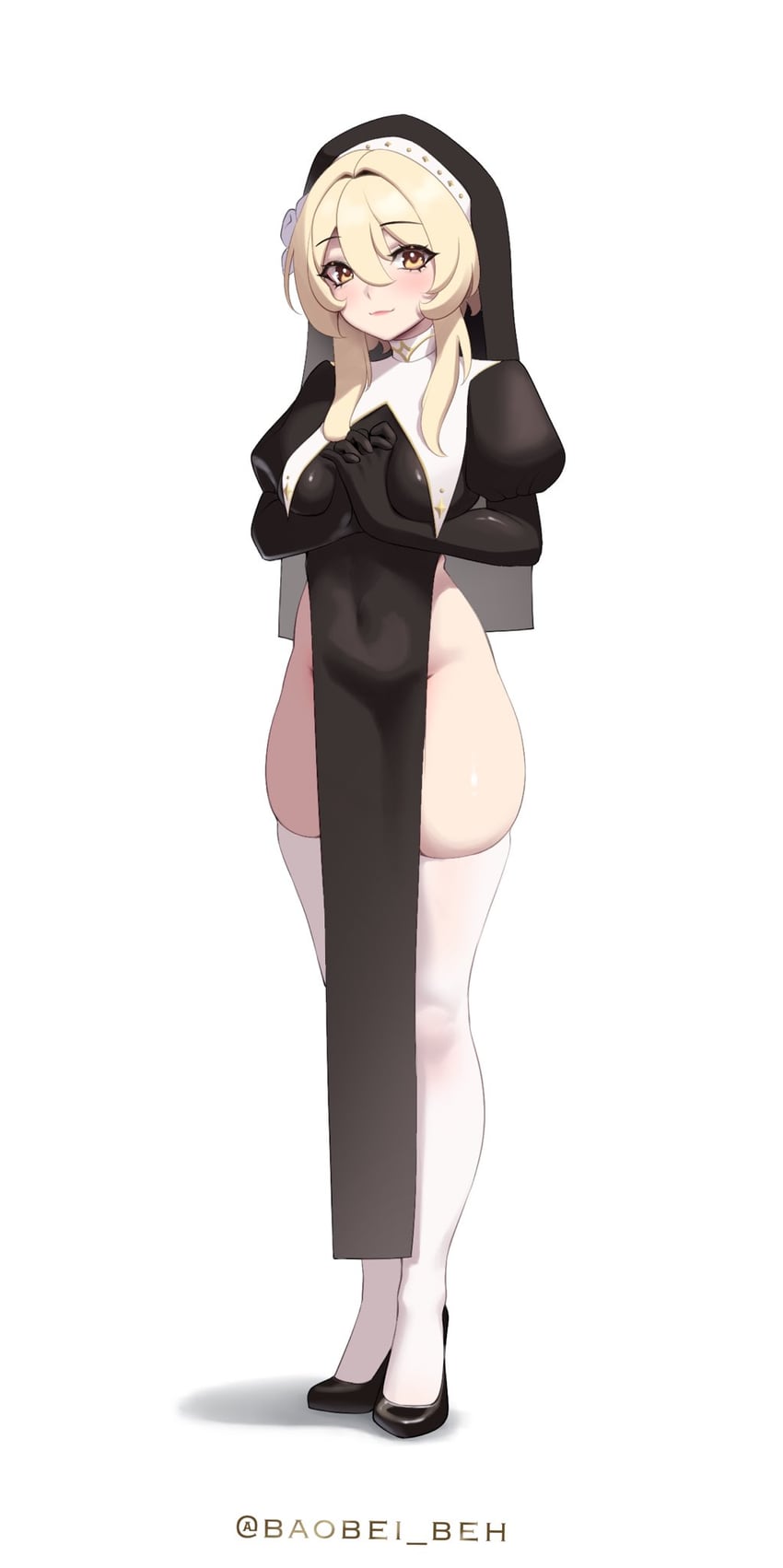 lumine (genshin impact) drawn by baobei_(baobei_bu)