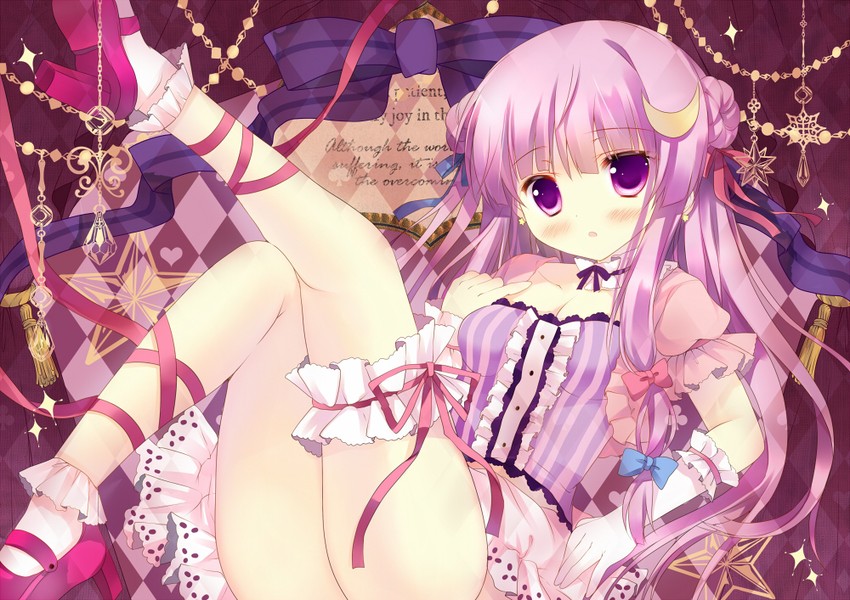 patchouli knowledge (touhou) drawn by azumi_kazuki