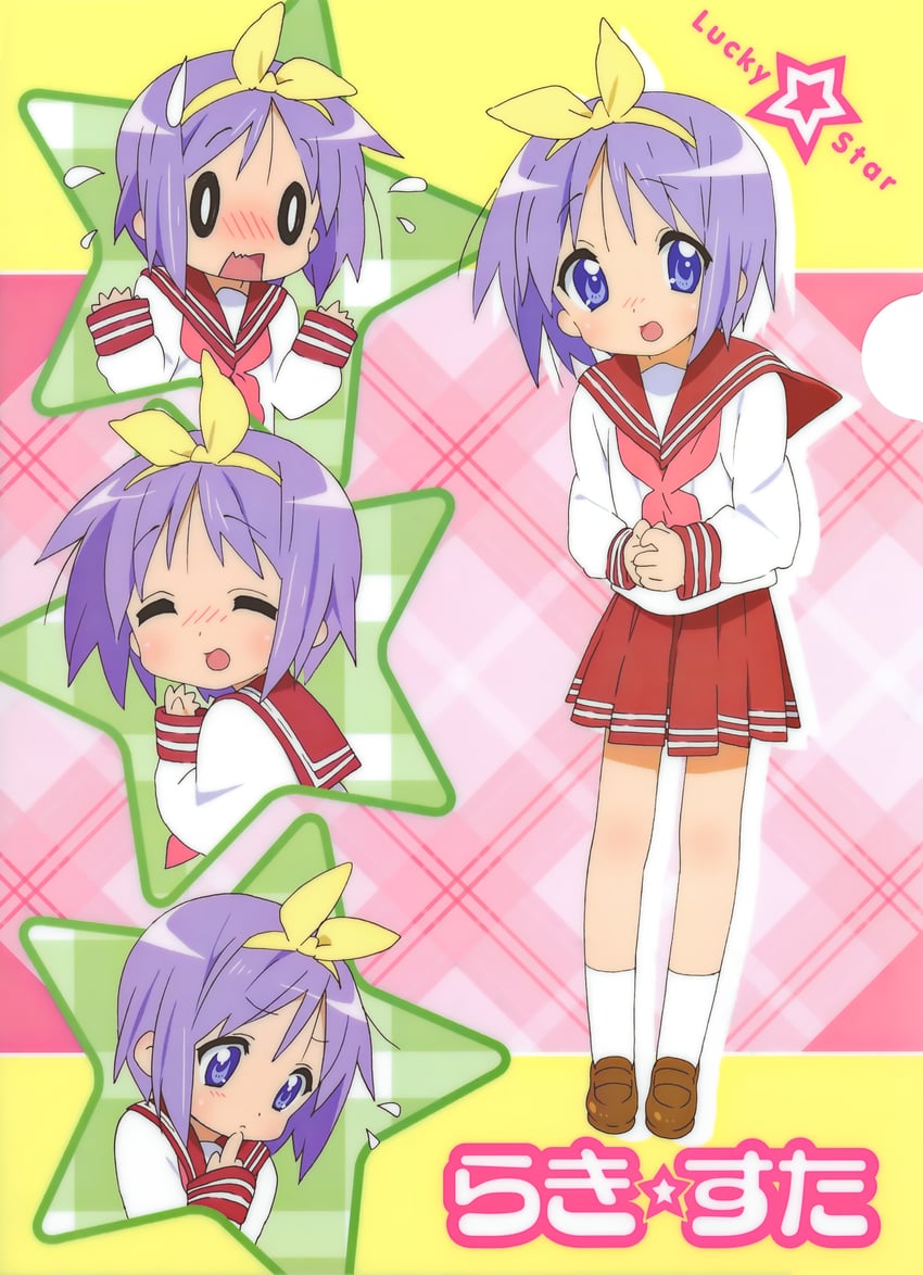 hiiragi tsukasa (lucky star and 1 more) drawn by horiguchi_yukiko