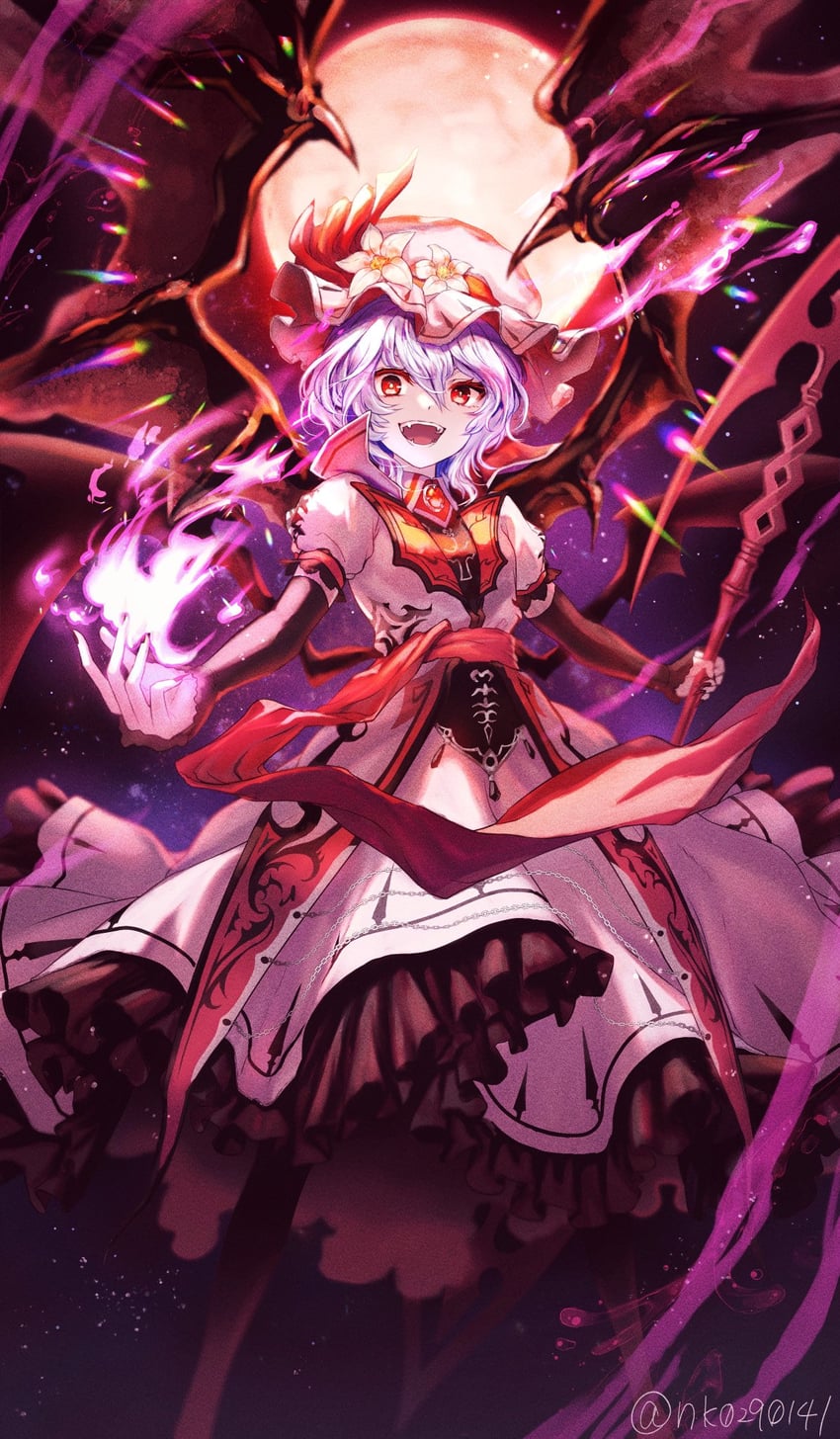 remilia scarlet (touhou and 2 more) drawn by natsume_k
