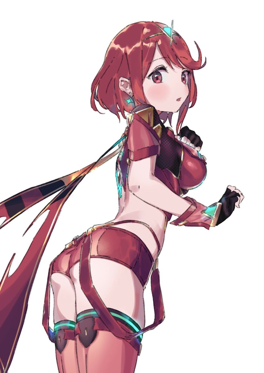 pyra (xenoblade chronicles and 1 more) drawn by epi_zero