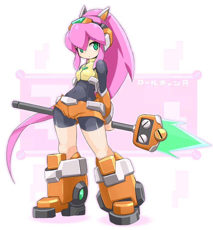 roll (mega man and 1 more) drawn by karukan_(monjya)