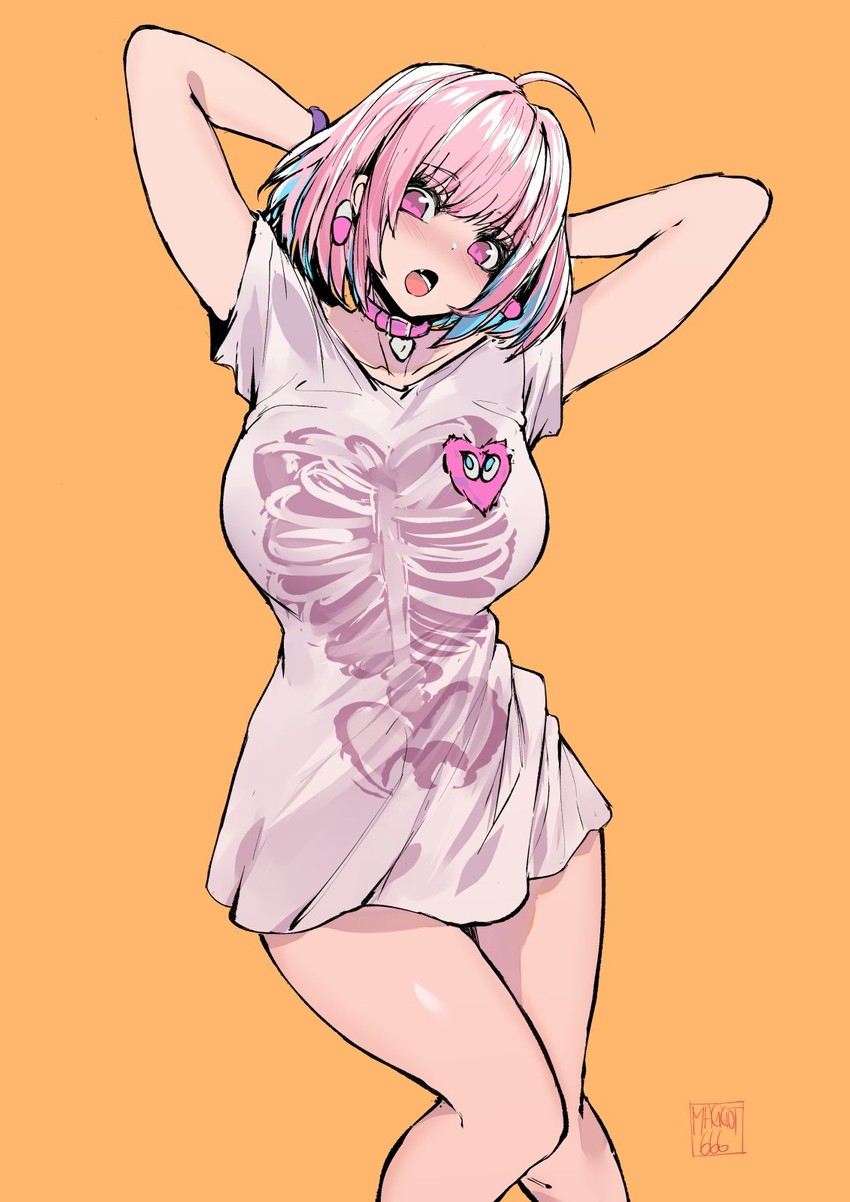 yumemi riamu (idolmaster and 1 more) drawn by norman_maggot