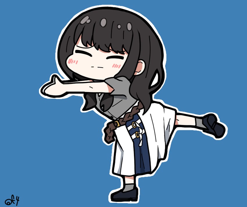 inoue takina (lycoris recoil) drawn by oofushi_ao
