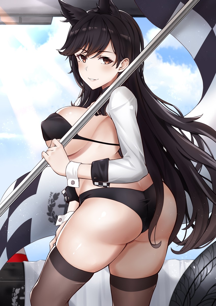 atago (azur lane) drawn by yukiaka