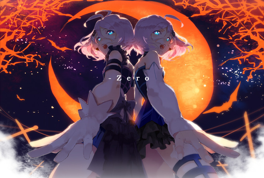 karakuri hitoha and karakuri futaba (tokyo 7th sisters) drawn by hamada_(super_tachioyogi_kyousou)