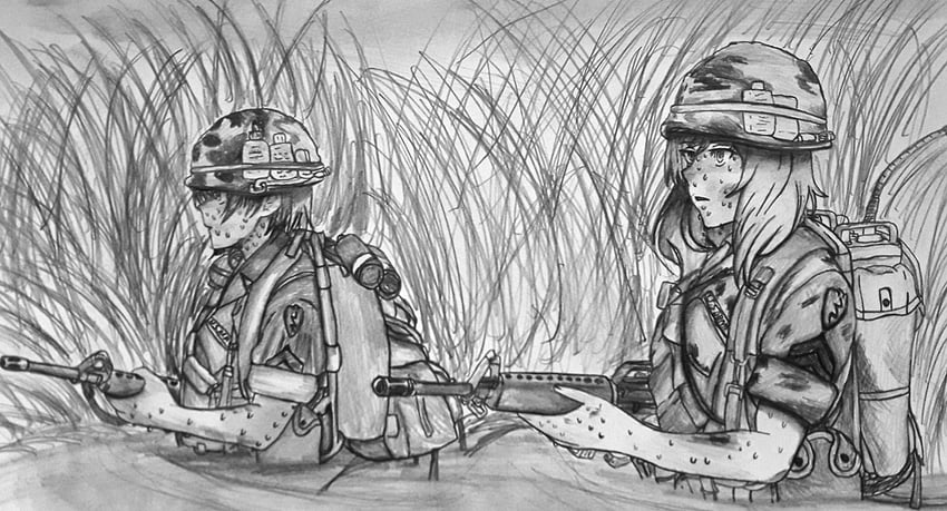 nishikino maki and koizumi hanayo (love live! and 1 more) drawn by eyann_2003